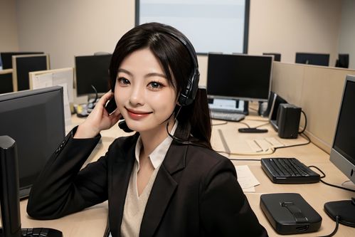 专业客户服务中的女性客服 镜头下的专业与温度